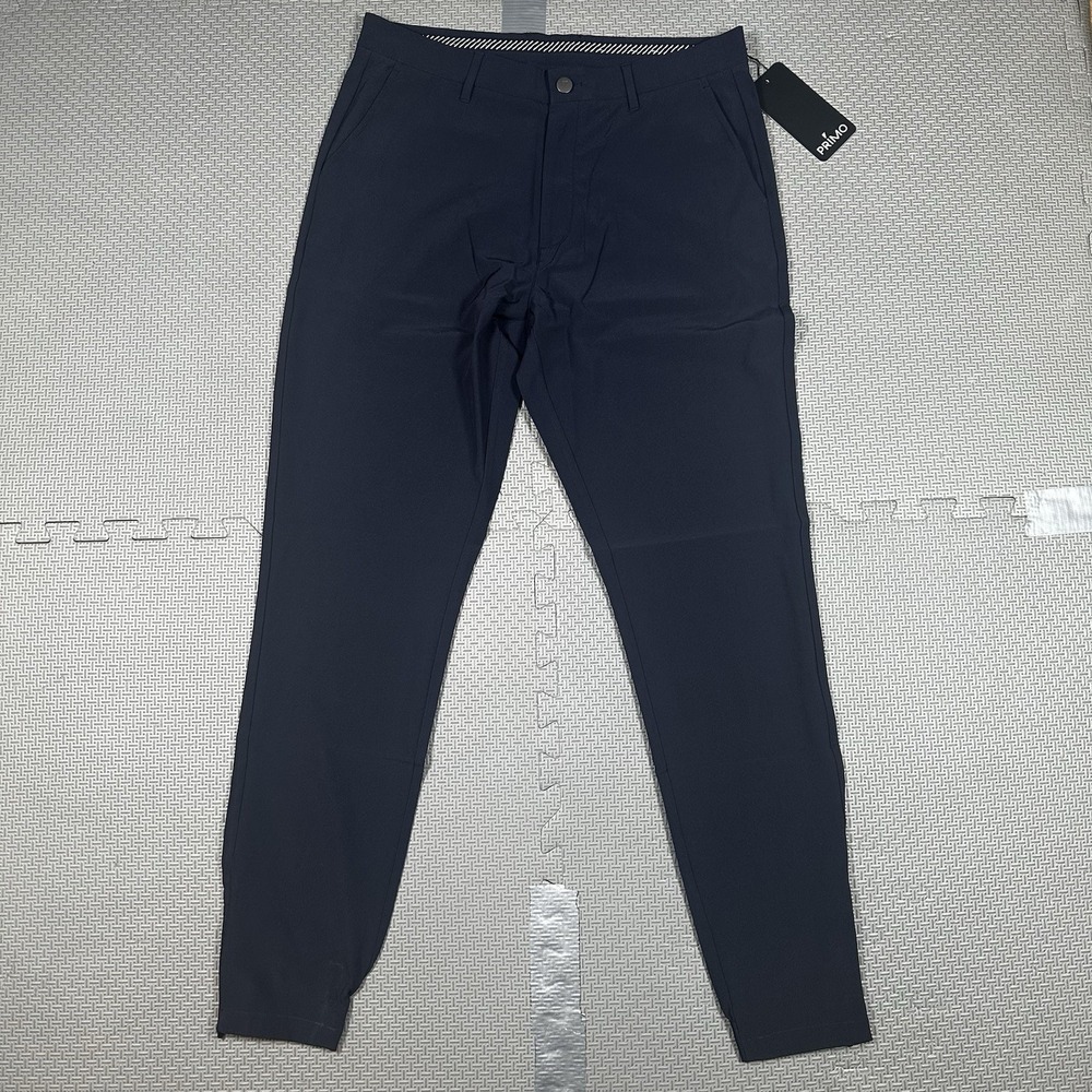 NEW PRIMO Golf Jogger Pants Navy Blue Mens 32x31 Ex Tall Athletic Casual Stretch